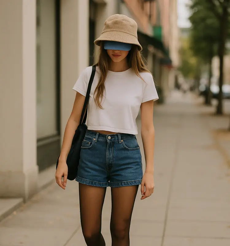 Celana Pendek + Stocking Tipis